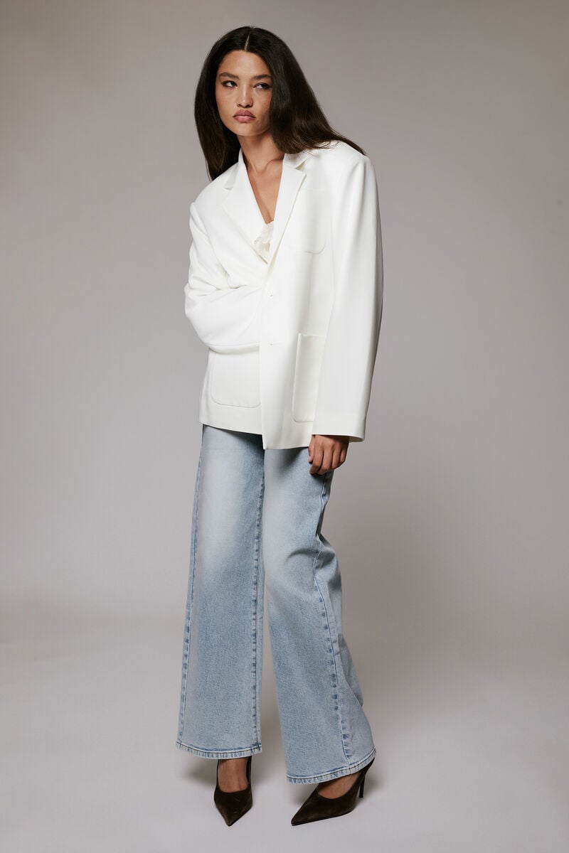 HALIA OVERSIZED BLAZER in colour ORCHID WHT