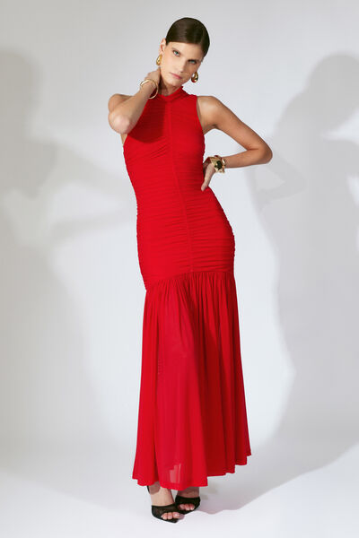 Orlana Mesh Maxi Dress