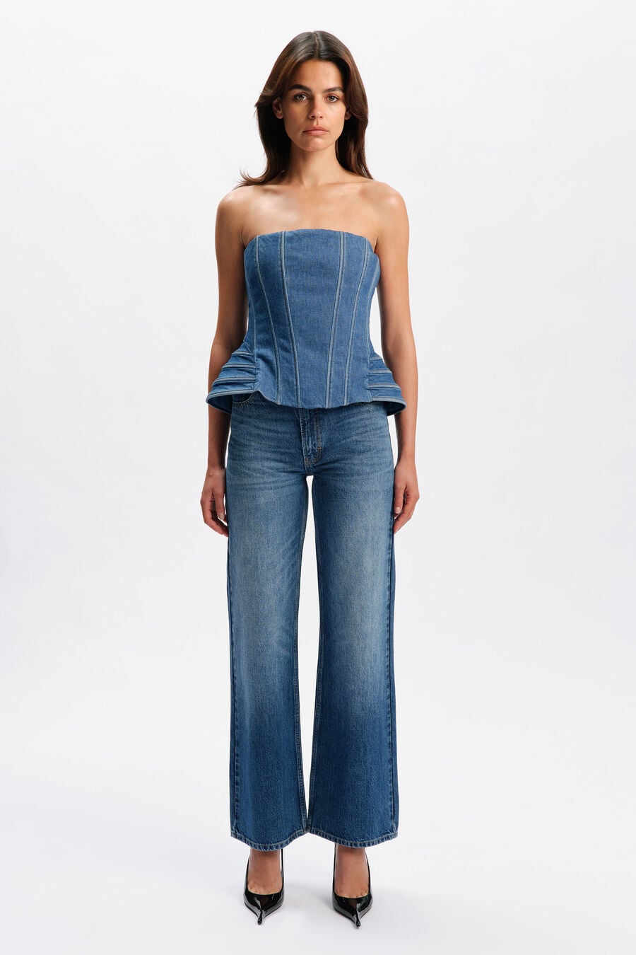 030 Denim Bustier