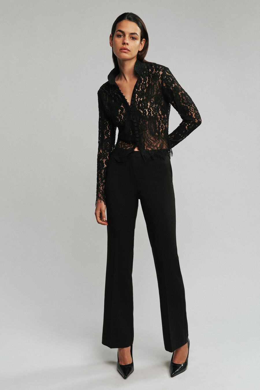 Natalie High Rise Flared Pant