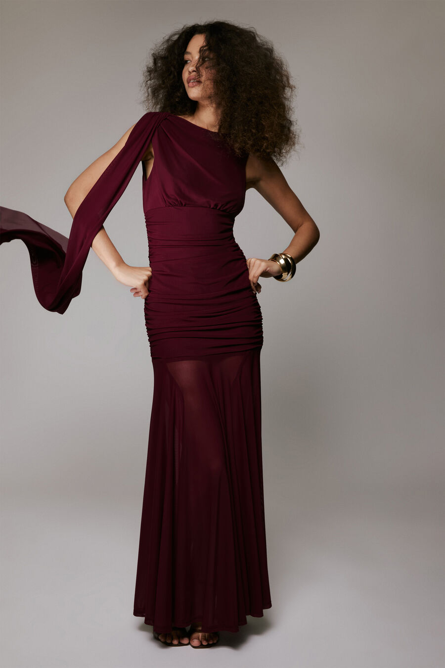 Alverie Mesh Maxi Dress