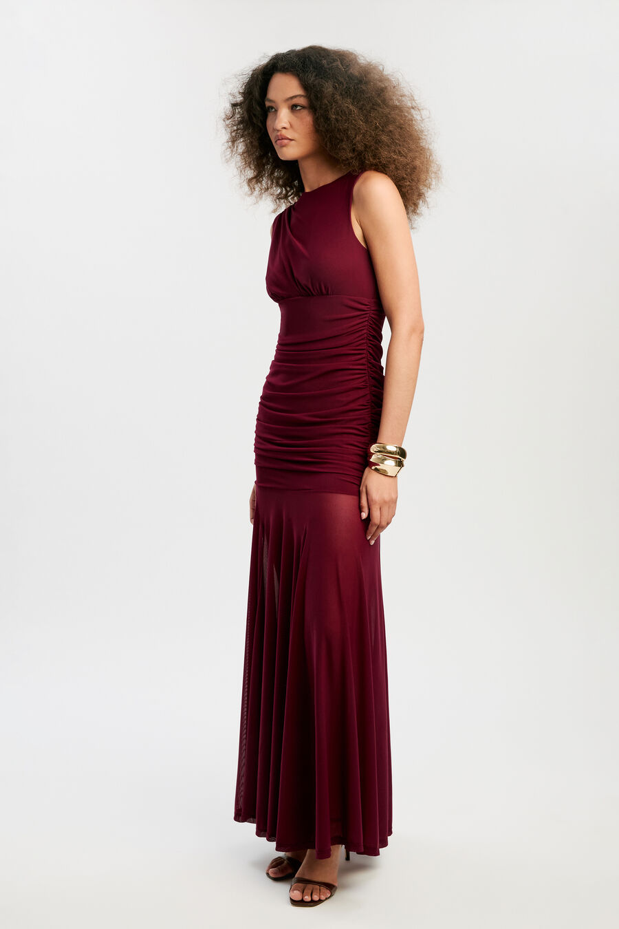 Alverie Mesh Maxi Dress