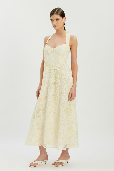 Pollie Halter Midi Dress
