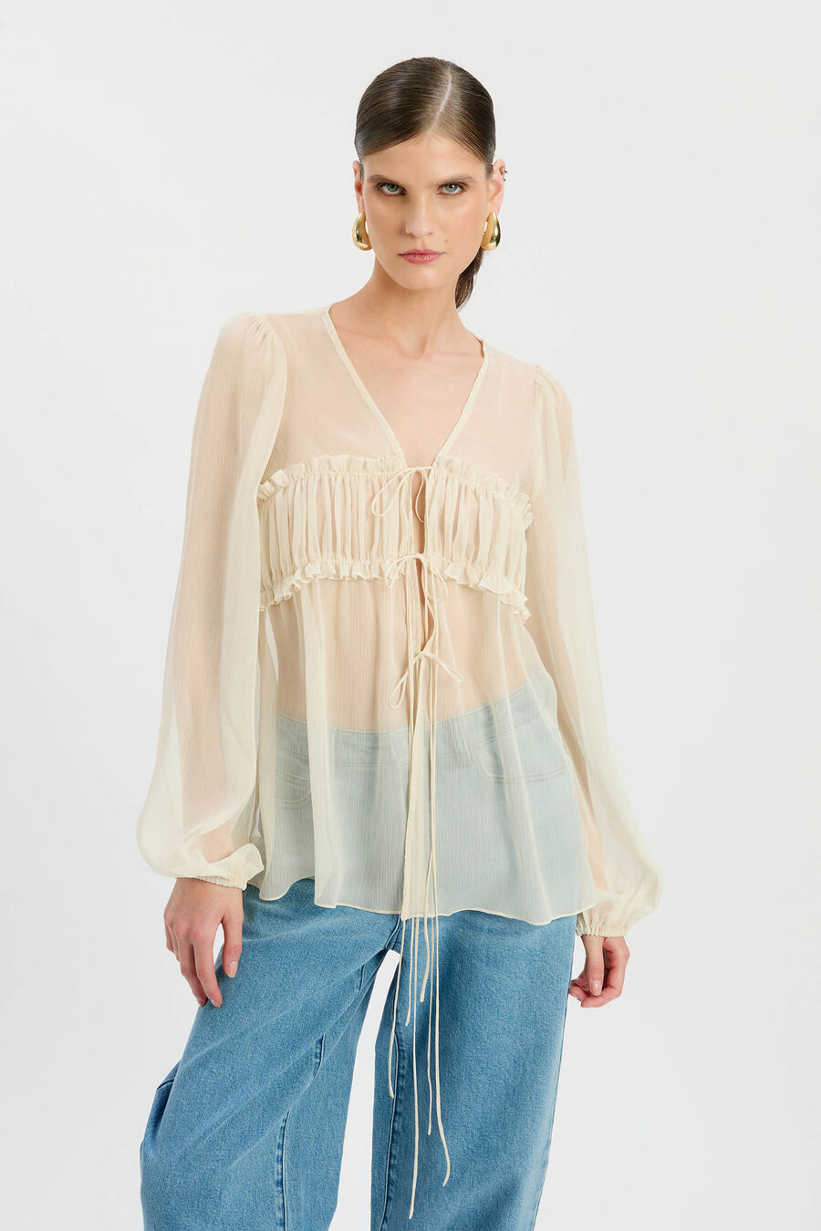 Ashton Sheer Blouse 