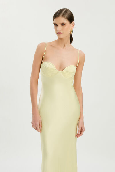 Devin Satin Maxi Dress