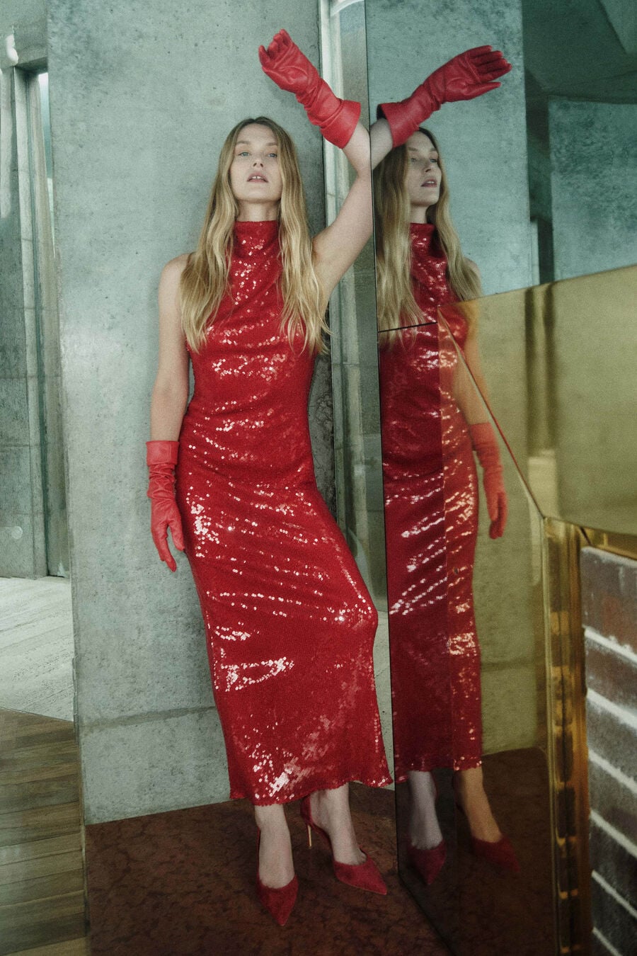 Eryn Sequin Maxi Dress
