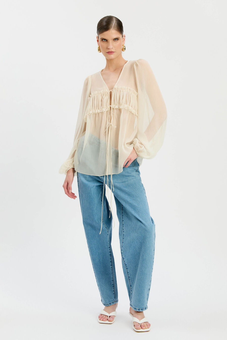 Ashton Sheer Blouse 