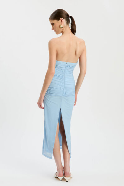 Julane Mesh Midi Dress