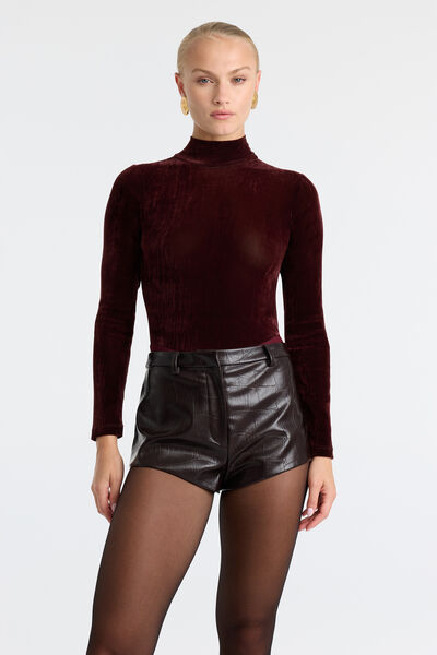 Jayla Vegan Leather Short