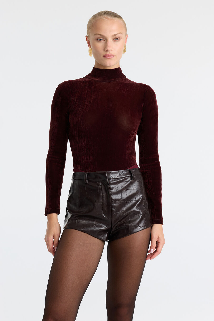Jayla Vegan Leather Short