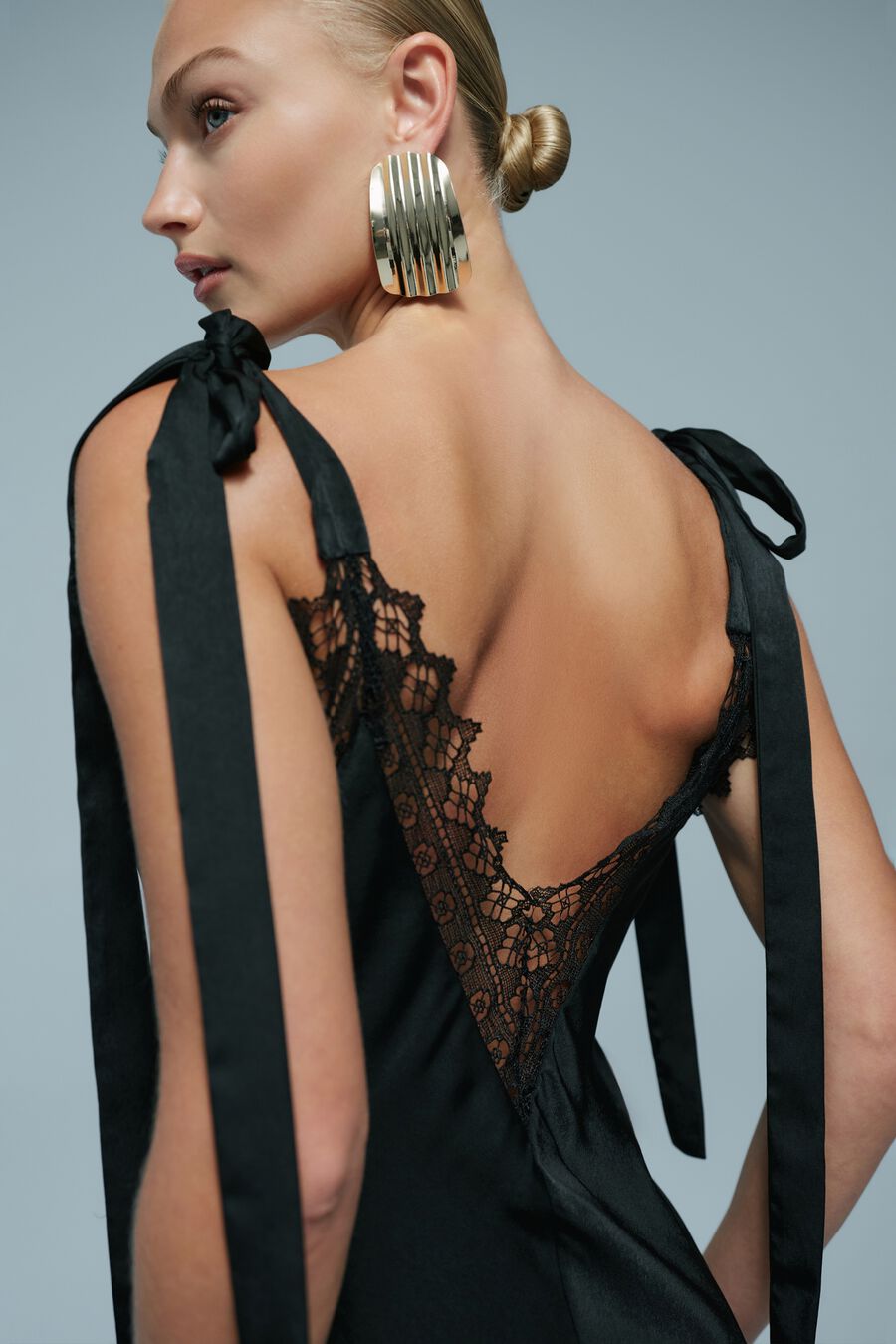 Lydia Tie Strap Midi Dress