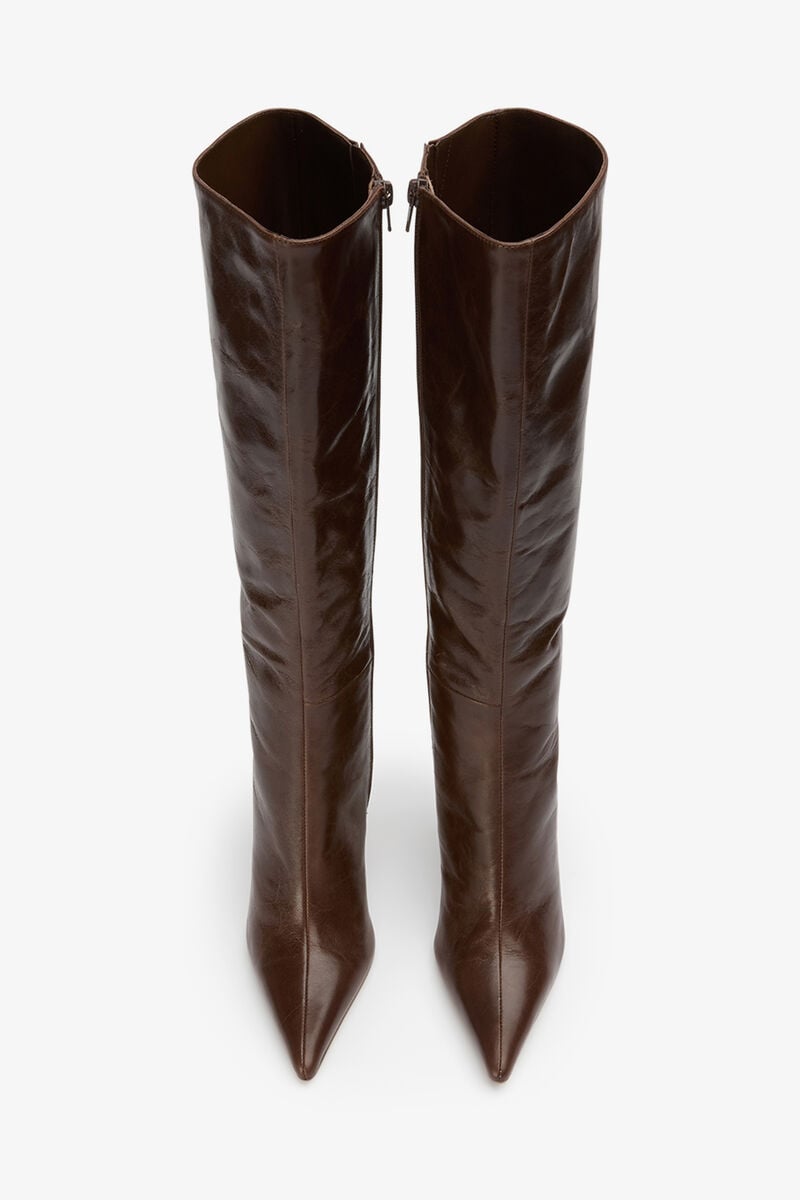 NAXOS CHOC VINTAGE BOOT in colour CHOCOLATE