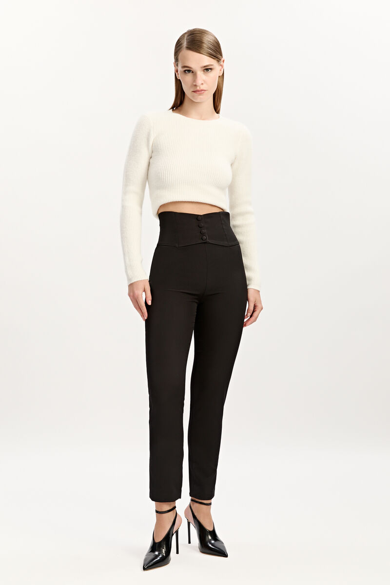 CORSET PANT in colour BLACK