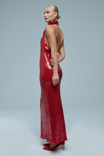 Eryn Sequin Maxi Dress