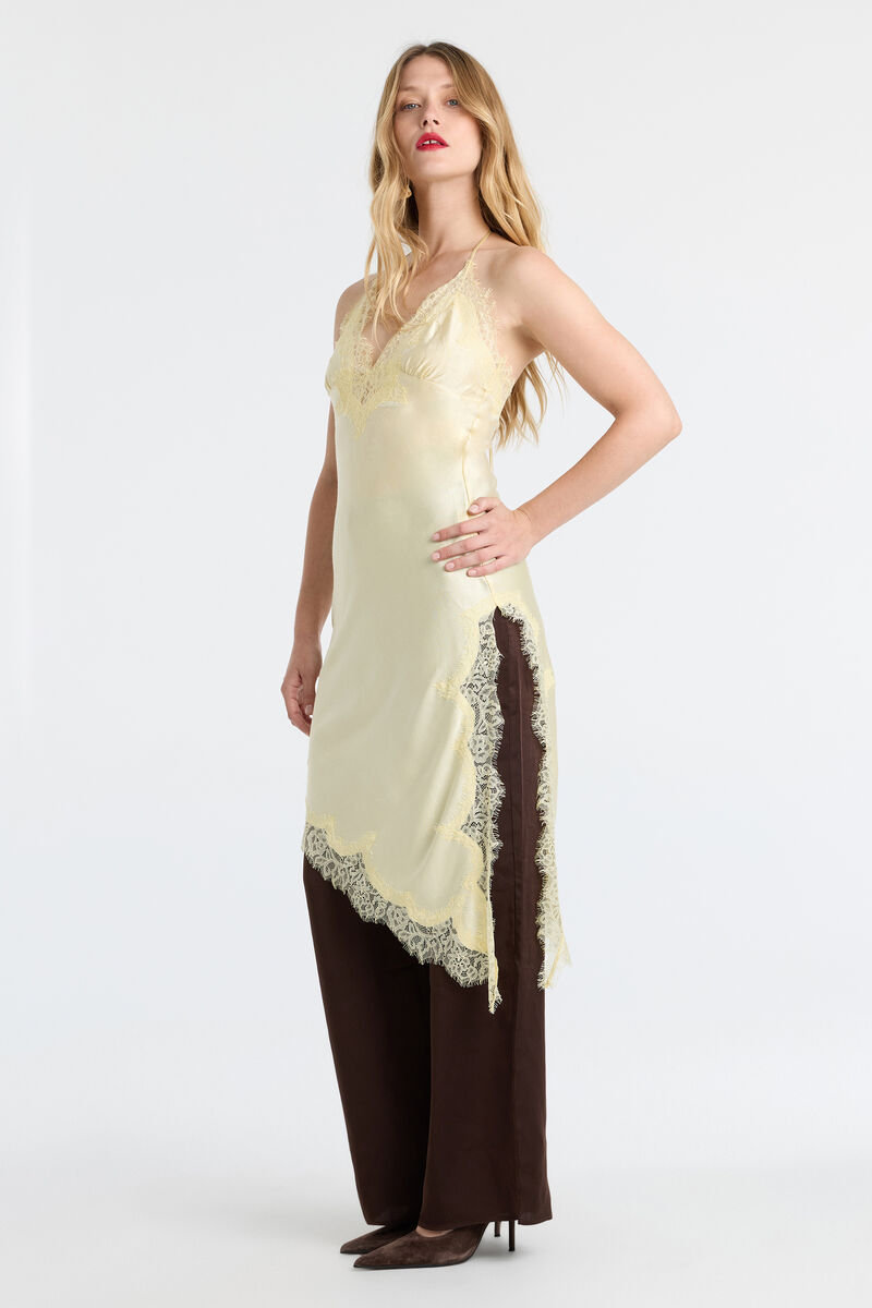 SILVIO HALTER MINI DRESS in colour Buttercup