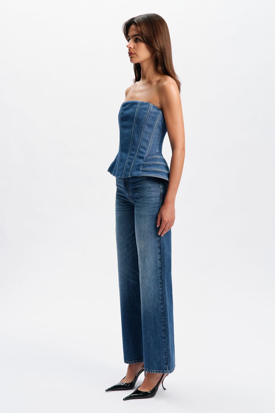 030 Denim Bustier