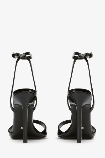 MOLLY BLACK PATENT HEELS