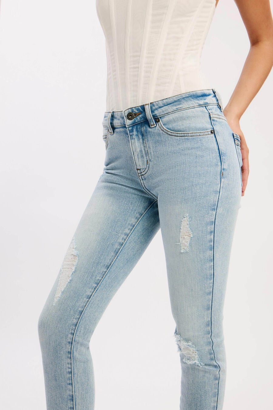 Kate Mid Blue Jeans