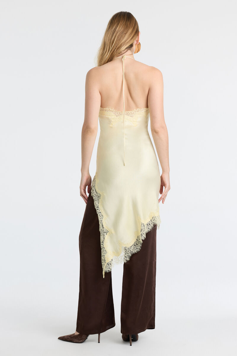 SILVIO HALTER MINI DRESS in colour Buttercup