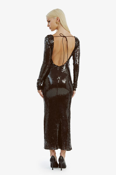 Verona Sequin Midi Dress