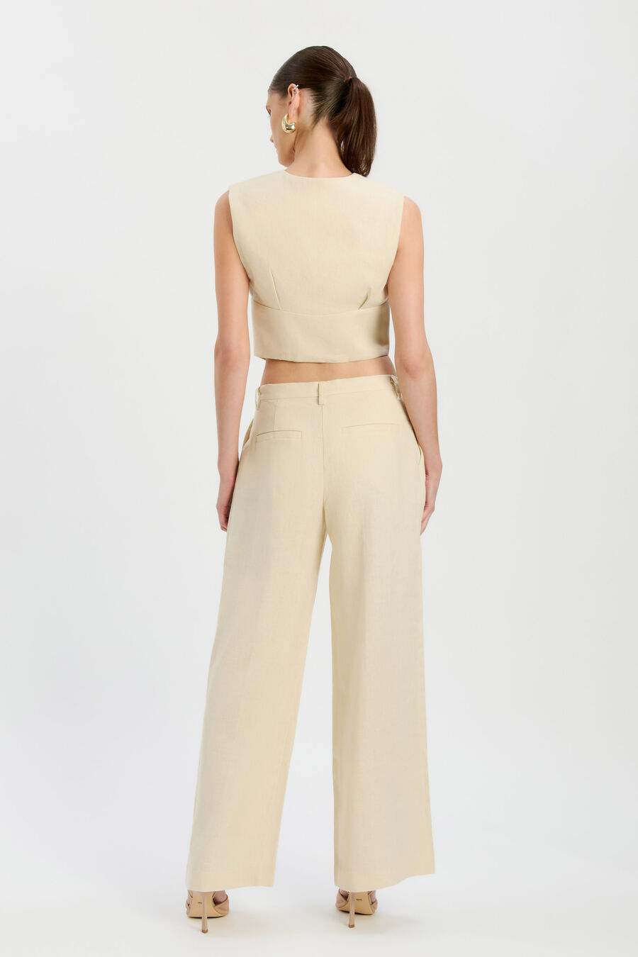 Geordy Hipster Linen Pant