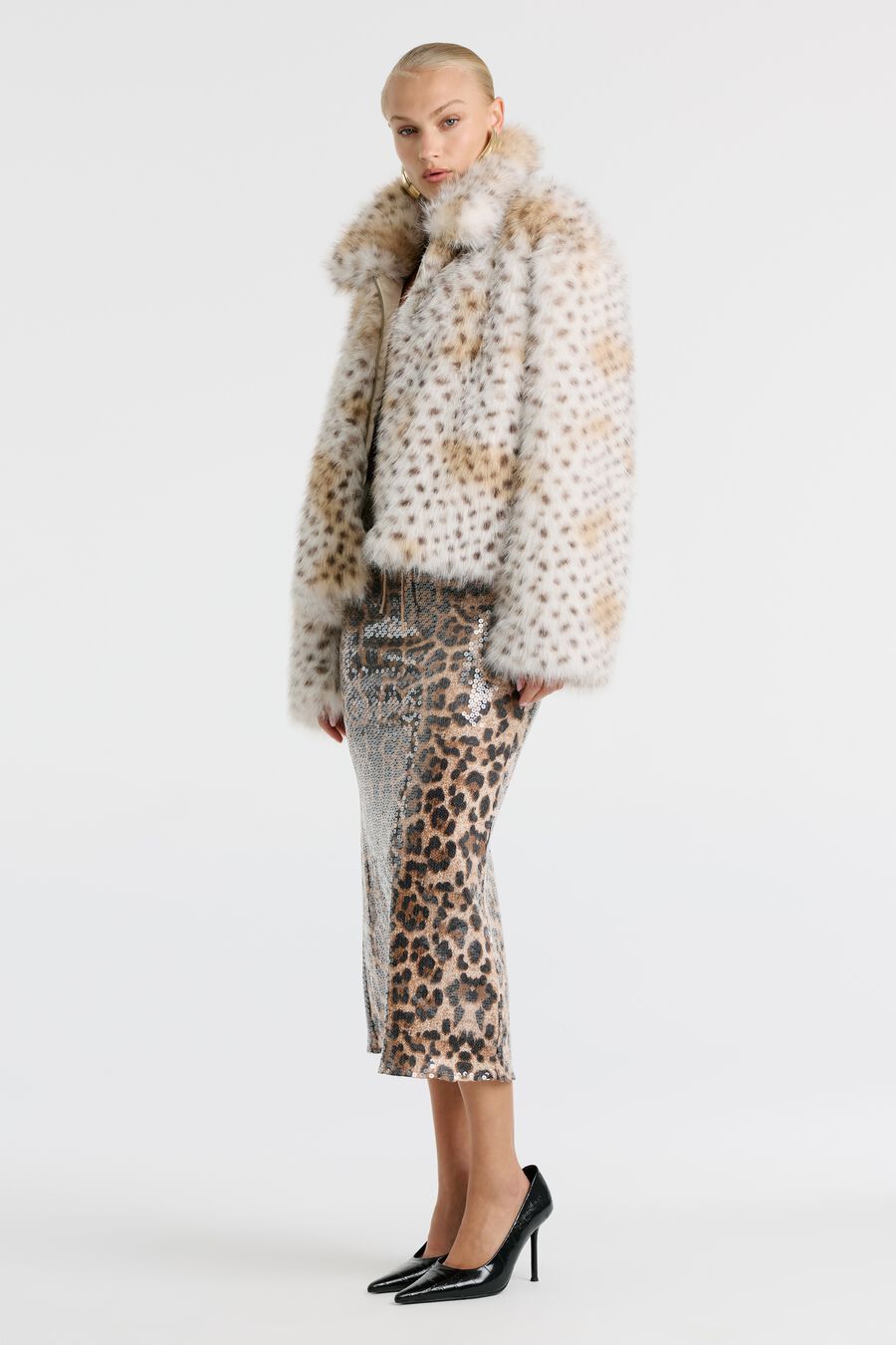 Sylvie Zip Faux Fur Jacket