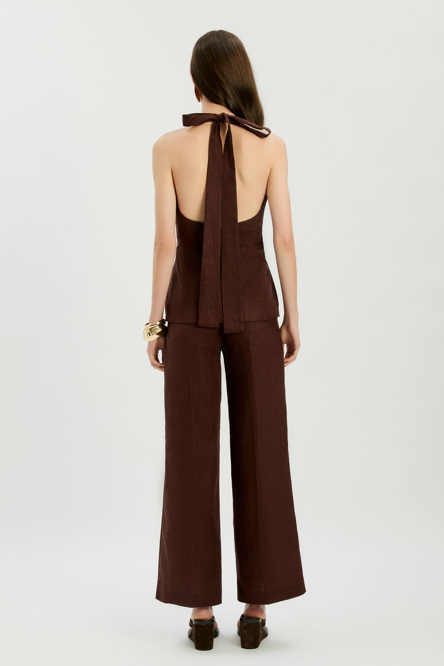 Geordy Hipster Linen Pant