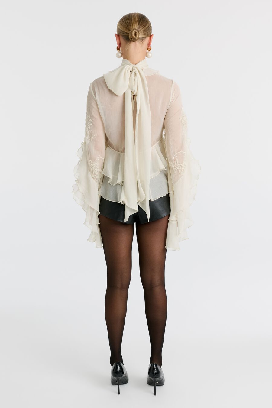 Anyssa Ruffle Blouse