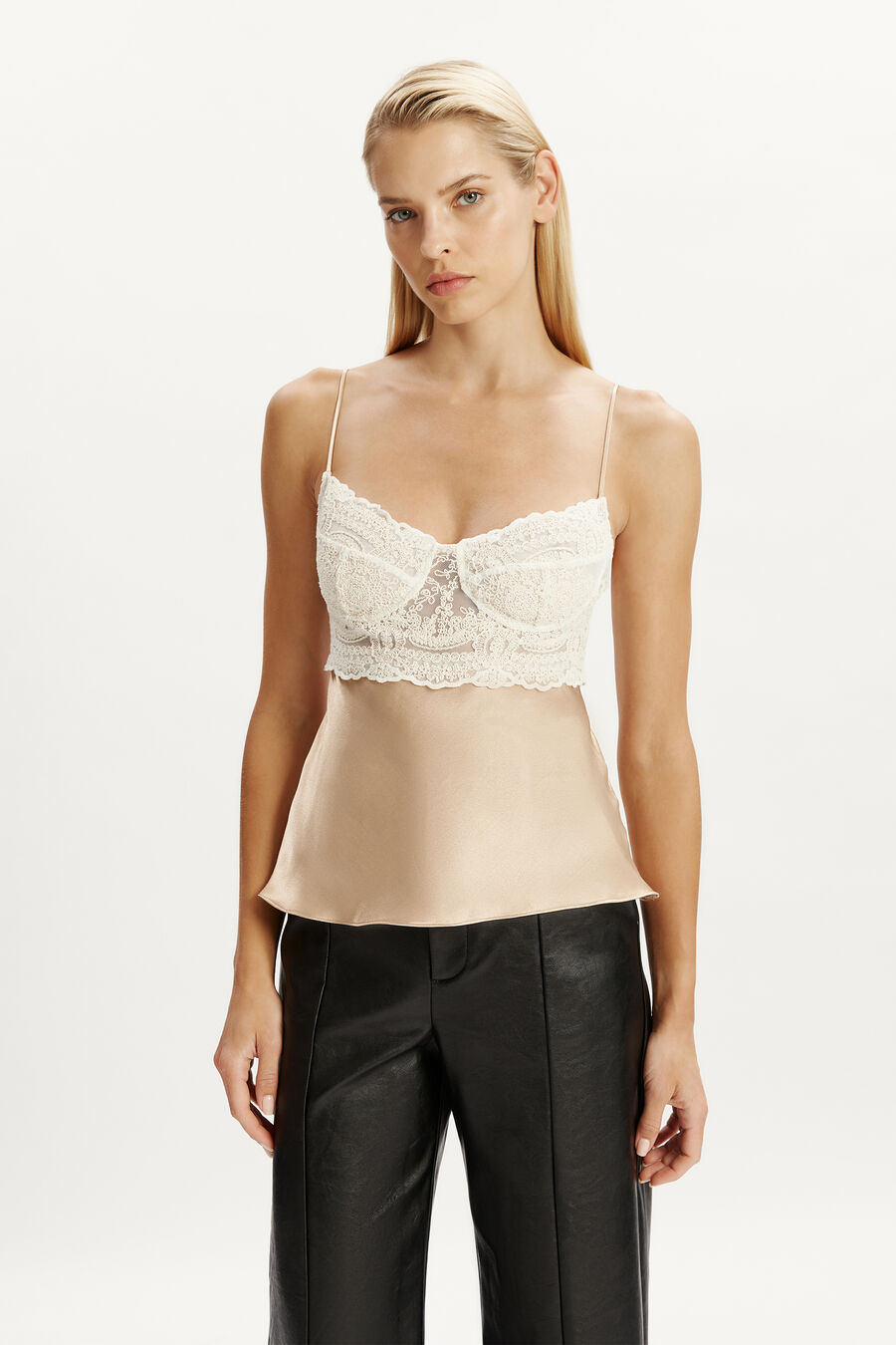 Tzariana Satin Lace Cami