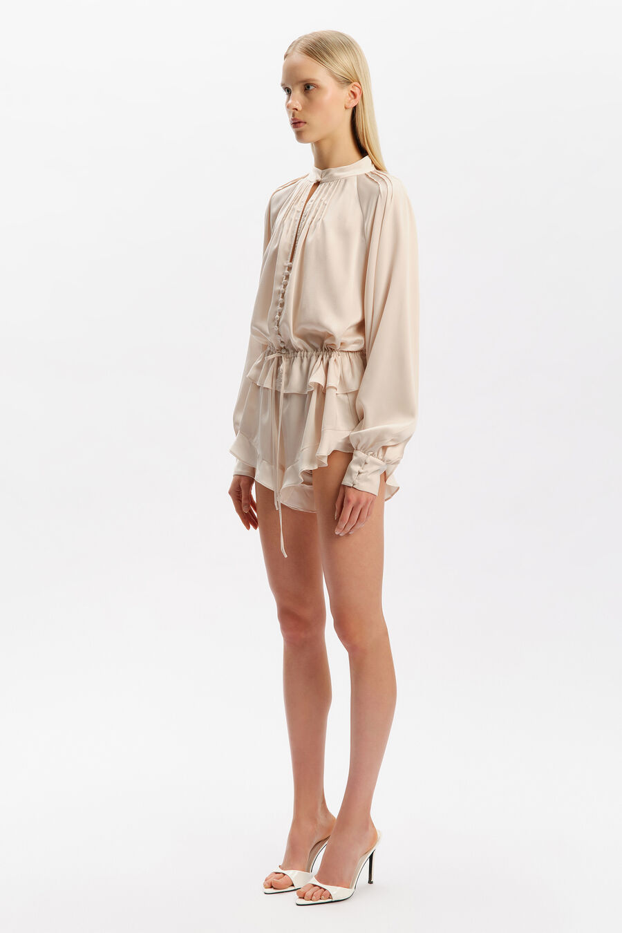 Lorelle Frill Detail Playsuit