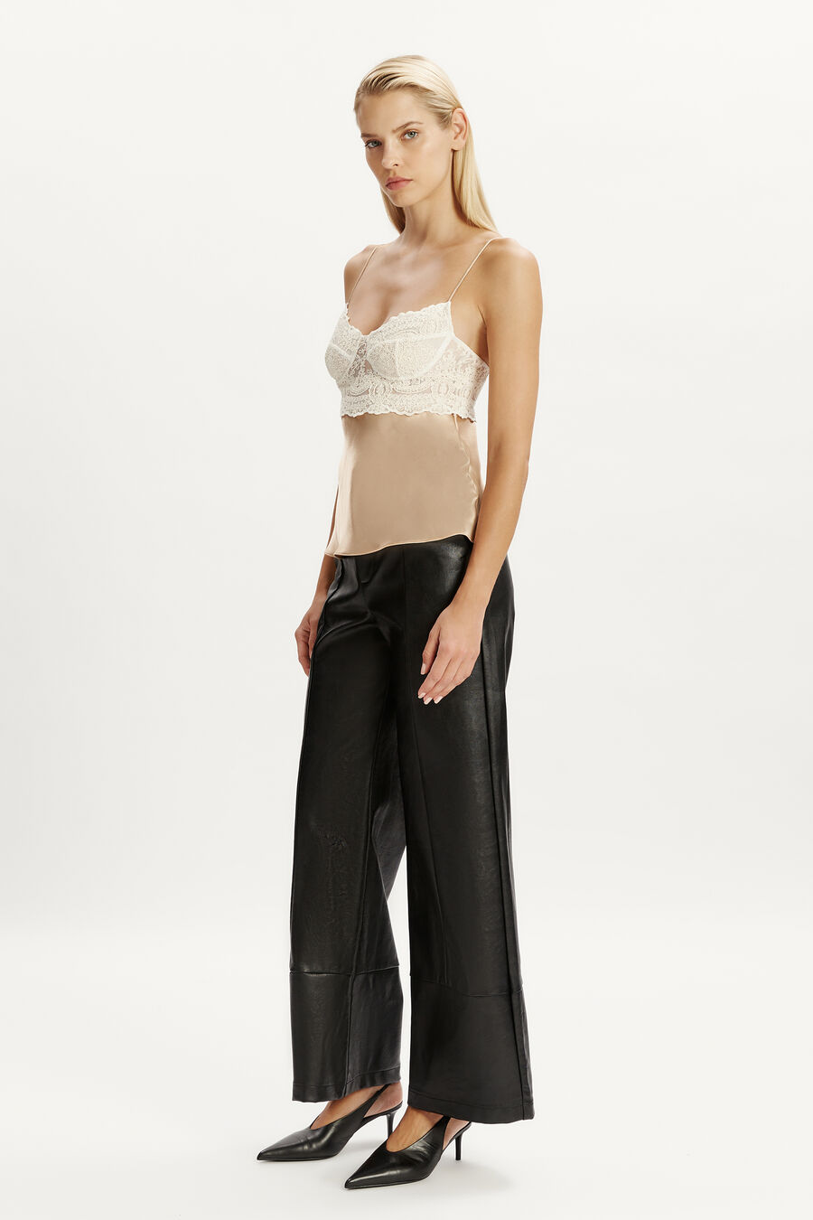 Tzariana Satin Lace Cami